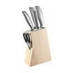 thumbnail image 2 of Bloc à couteaux en bois porte-couteau de comptoir organisateur de couteaux avec fente pour ciseaux pour porte-couteau de Cuisine, 2 of 5