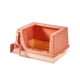 thumbnail image 2 of Caja De Arena Para Gatos, Bandeja De Arena, Lados Altos, Semicerrada, Ahorro De Espacio, Antisalpicaduras, Naranja S, 2 of 5