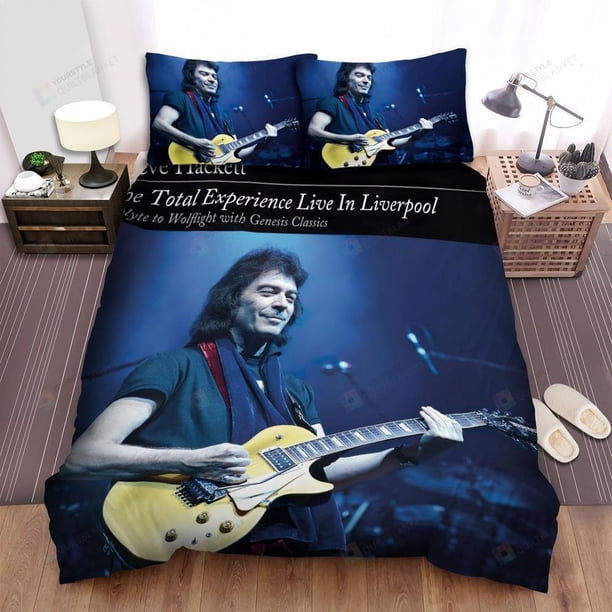 Steve Hackett The Total Experience Live In Liverpool Quilt Duvet Cover Set Soft3-Piece Bedding Set