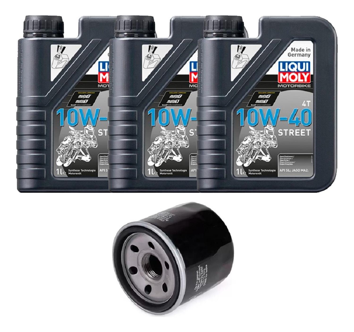 Liqui Moly - Kit Mantencion Moto Yamaha R3 / R3A / Mt 03 / Mt 03A