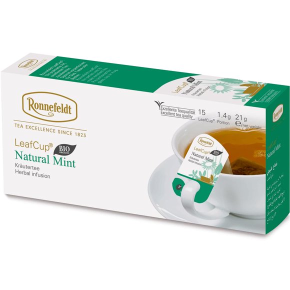 Té Ronnefeldt LeafCup Menta Natural 15 Bolsas