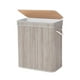 thumbnail image 1 of Cesto plegable para ropa de bambú gris, 1 of 3