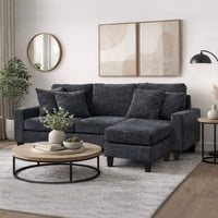 Zoy Home - Seccional Bergen Intercambiable Tela Gris