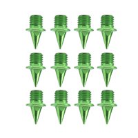 Magideal - 12 Clavos De Repuesto Para Zapatillas De Pista, Clavos De Aleación De Aluminio Y Carbono De 7 Mm Para Zapatillas De Pista Para Carreras De Corta Dista Verde
