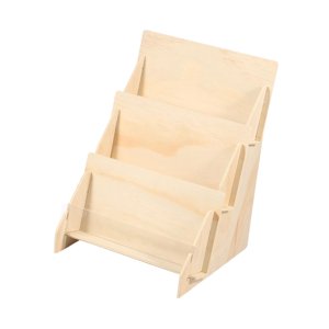 Bothyi - Soporte De Exhibición Para Tarjetas De Felicitación, Soporte Para Postales De 3 Niveles Para Fotos De Venta Al Por Menor