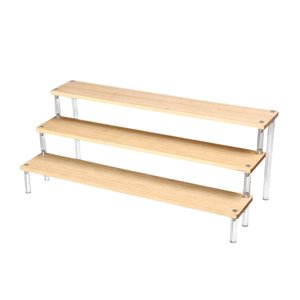 Bothyi - Soporte De Exhibición De Joyería Transparente Soportes De Escaparate Para Juguetes De Muñeca Figura 3 Capas