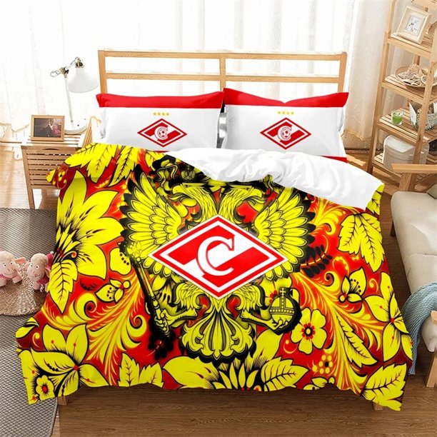 ed Russion Soccer Premier Bedding Sets exquisite bed supplies set duvet cover bed comforter set luxury birthday gift