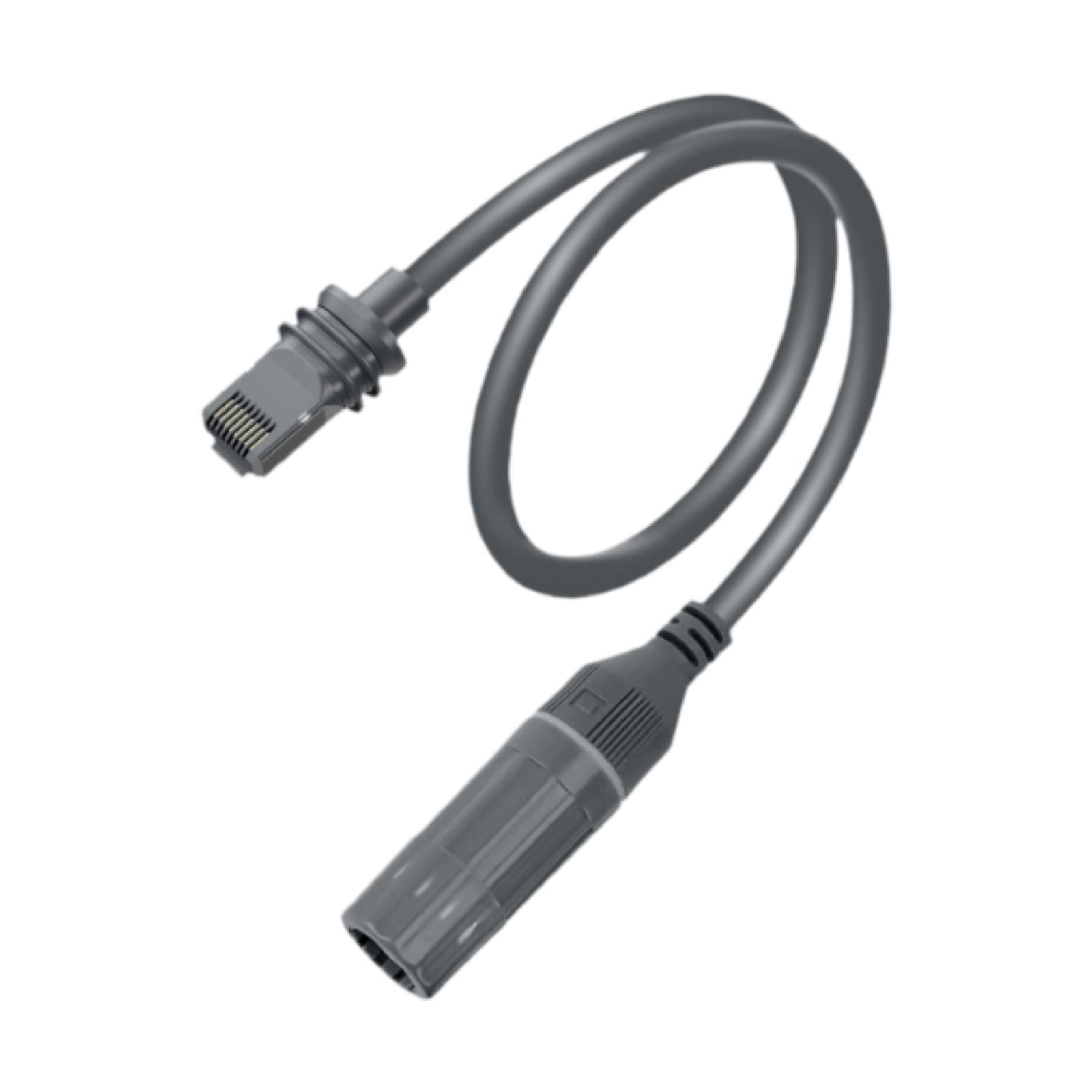 Magideal - Extensión De Cable Satelital Rectangular 8p8c Cable De Extensión De Internet 1200mbps Reparación Ethernet Extender Adaptador Cable Ethernet Cable 20 Cm Ip67