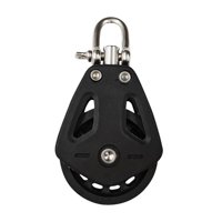 Magideal - Polea, Polea Giratoria, Accesorios Para Kayak, Herramienta De Elevación Para Navegación, Polea Simple Para Navegación, Polea Giratoria Para Navegación