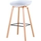 thumbnail image 5 of Pack 2 Taburetes Bar Nórdico Viggo 75 cm| Exterior Blanco, 5 of 6