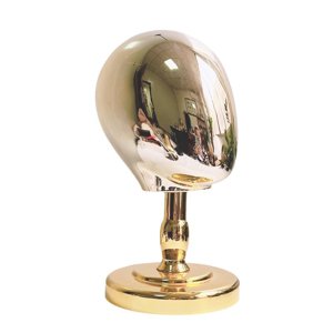 Ioensy - Soporte Para Cabeza De Pelucas, Exhibición De Sombrero Para Entrenamiento De Peluquería, Exhibición De Salón En Casa, Pelucas Doradas