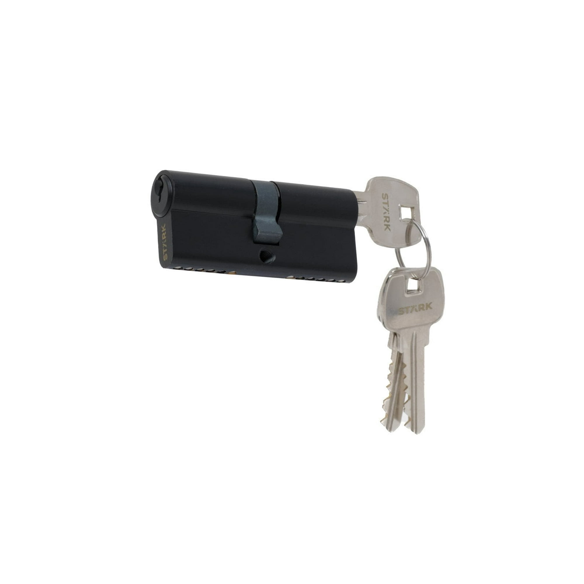 Stark Design - Cilindro 80 Mm Llave/llave Centrado. (negro Mate)