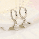 thumbnail image 4 of Aros Plata Argolla Colgante Corazon, 4 of 7