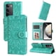 thumbnail image 1 of Funda tipo cartera FOXDOCK para Realme C71 4G , diseño girasol en relieve, cuero PU, cierre magnético, soporte y tarjetero, 1 of 5