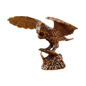 Bothyi - Figura De Águila, Adorno De Escritorio, Obra De Arte, Latón Moderno Para Estantes, Sala De Estar, 1X