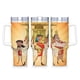 thumbnail image 1 of La Escuela del Emperador Vaso aislado de acero inoxidable con asa, diseño temático, regalo para familia, amigos y fans; incluye pajita y encaja en el portavasos estándar, 40 oz, 1 of 6