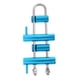 thumbnail image 1 of Rack De Escalada En Roca De Aluminio Descender Rappel Engranaje Descendente 4 Bar Azul, 1 of 5