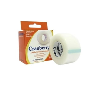 Tela Adhesiva Plástica Transparente 2,5Cm X 9Mts Cranberry