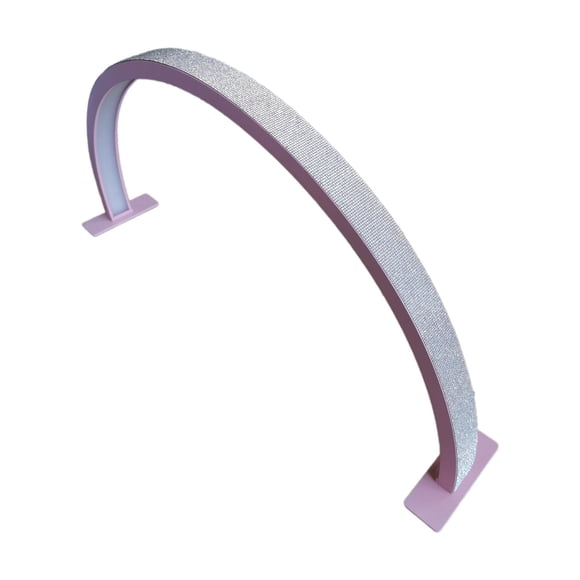 Lámpara de escritorio para uñas de media , lámpara Nails Tech, lámpara de mesa para uñas de 20W, luz de pestañas para manualidades, salón, cejas, Diamantes de imitación rosa