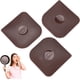 thumbnail image 1 of Raspador de sartén de plástico, 3 piezas, duradero, para platos, ollas, fregadores de cocina, multifuncional, de hierro fundido para el hogar, color marrón, 1 of 7