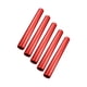 thumbnail image 3 of 5pcs Relay Relay Batones Running Race Sticks Reutilizable Nonslip 29cm Suministro Herramientas de entrenamiento de bastones de atletismo para práctica Rojo, 3 of 5