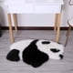 thumbnail image 2 of Alfombra Moderna Panda Antideslizante Blanco Negro Jhn, 2 of 3