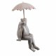 thumbnail image 5 of Estatua de jardín Hi-Line Gift Ltd. Pareja de ranas sentadas con paraguas, 5 of 7
