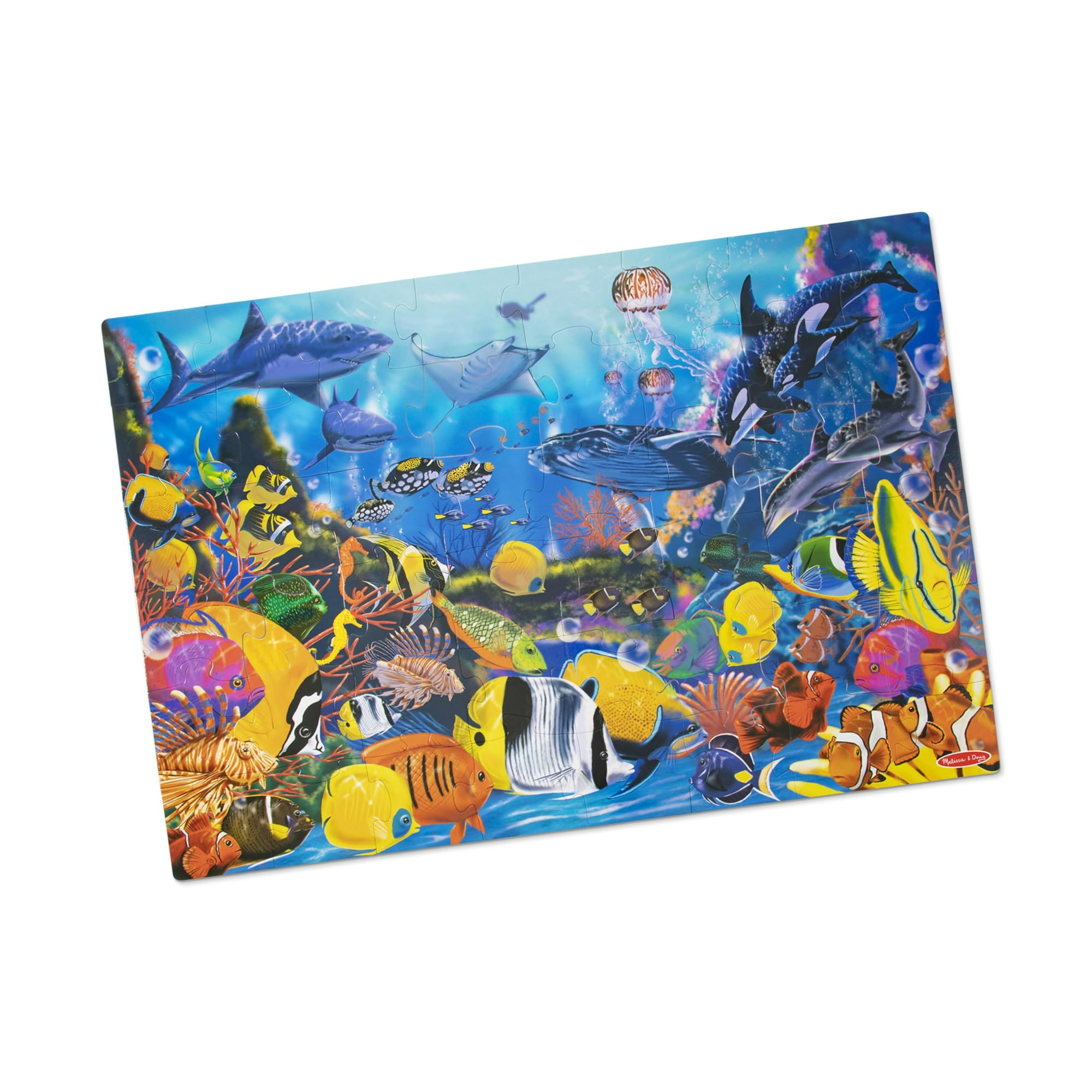 Puzzle Melissa & Doug Submarine Ocean Floor 48 Piezas 60 X 90 Cm