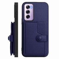 Foxdock Funda Para Oppo Reno 12 Pro Con Bloqueo Rfid - Diseño Elegante Con Cierre De Botón