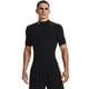 thumbnail image 1 of Camiseta Under Armour HeatGear Armour Comp Mock para hombre, color blanco y negro, 1 of 7