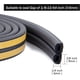 thumbnail image 4 of Burlete De Espuma Autoadhesivo Para Ventanas Y Puertas, Ideal Para Interiores, 9 Mm X 6 Mm X 59,6 M., 4 of 7
