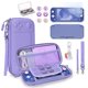thumbnail image 1 of Estuche 14‑en‑1 para Switch Lite YK YOUNIK – Kit Morado, 1 of 8