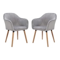 Habita2 Chile - Pack 2 Poltrona Sitial Murano - Gris