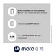 thumbnail image 2 of Smartphone Moto E15 4G 64GB Morado, 2 of 9
