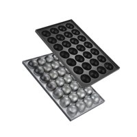 Magideal - Máquina Para Hacer Bolas De Pulpo, Herramientas Para Hornear De Cocina De Aluminio Multipropósito, Máquina Para Hornear, Plato De Albóndigas De Pulpo
