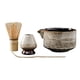 thumbnail image 5 of Juego de de Matcha de 4 Uds., cuenco de Matcha con vertedor, de Matcha de bambú (chasen), cuchara (chashaku), soporte para Blanco, 5 of 5