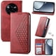 thumbnail image 1 of Funda Flip FOXDOCK para Realme 14 Pro , Estilo Billetera con Diseño Rombo, Correa de Mano y Soporte, Uso Diario, 1 of 6