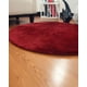 thumbnail image 1 of Alfombra Redonda Extra Soft Textura Shaggy Premium 150x153, 1 of 4