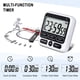 thumbnail image 4 of Reloj digital de cocina KTKUDY de 24 horas con alarma, color negro, 4 of 8
