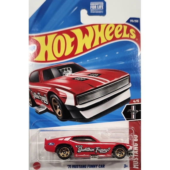 Auto de juguete de metal fundido a presión Hot Wheels '71 Mustang Funny Car