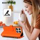 thumbnail image 4 of Funda Cartera Mariposa para [Motorola Edge 70 Pro] con Soporte y Cremallera Naranja, 4 of 6