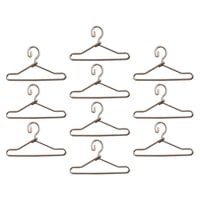 Bothyi - 10X Estante De Ropa En Miniatura, Colgador De Ropa Para Muñecas Con Micropaisaje Para 1:12 1:8 M