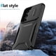 thumbnail image 4 of Funda Resistente para Samsung Galaxy S23 FE con Tapa Deslizante y Protección Militar Negro, 4 of 6