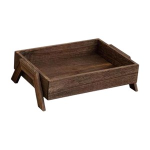 Bothyi - Bandeja De Madera Para Servir, Placa De Almacenamiento De Superficie Lisa Para Salón De Té, Cocina Y Oficina