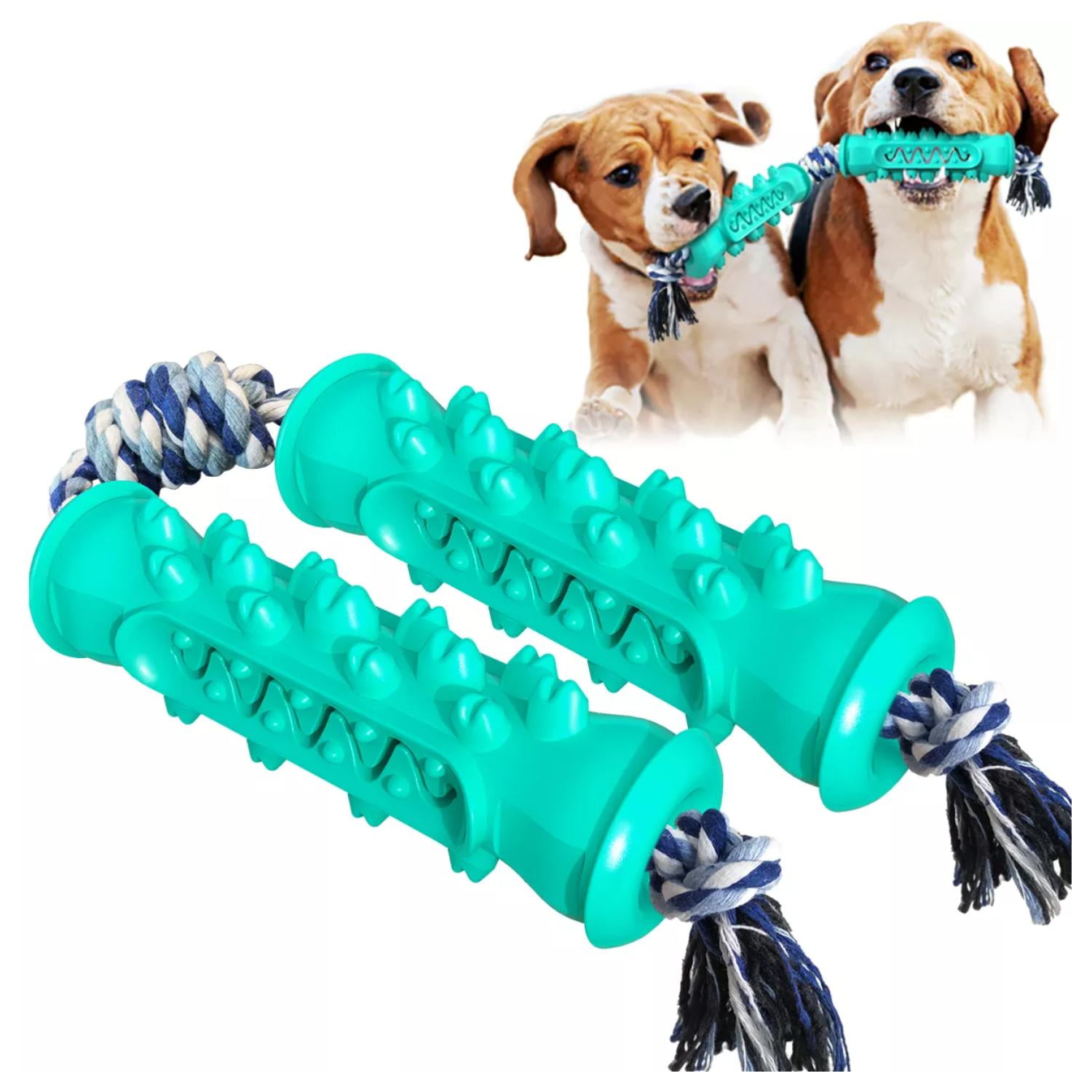 Total Click - Juguete Para Morder Jugar De Goma Doble Para Perros