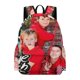 thumbnail image 1 of Pequeño Almuerzo-theme Backpack, Campus style schoolbag Bookbag with Adjustable Shoulder Straps And Large Zip Compartment, Unisex Travel Bags.42x30x15cm, 1 of 6