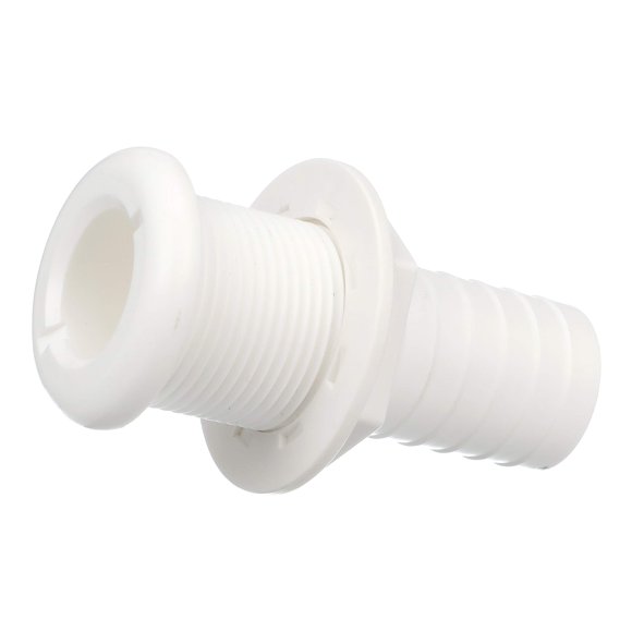 Conector Thru-Hull SEACHOICE de 1,13 pulgadas con acabado blanco