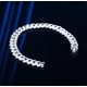 thumbnail image 4 of Pulseras de Plata para Hombre de 8 Mm Transparentes 5A+ CZ Pulsera de Cadena para Hombre Hipoalergénica Pulsera de Eslabones de Plata Esterlina 925 para Hombre Joyería 16-23 Cm, 4 of 6
