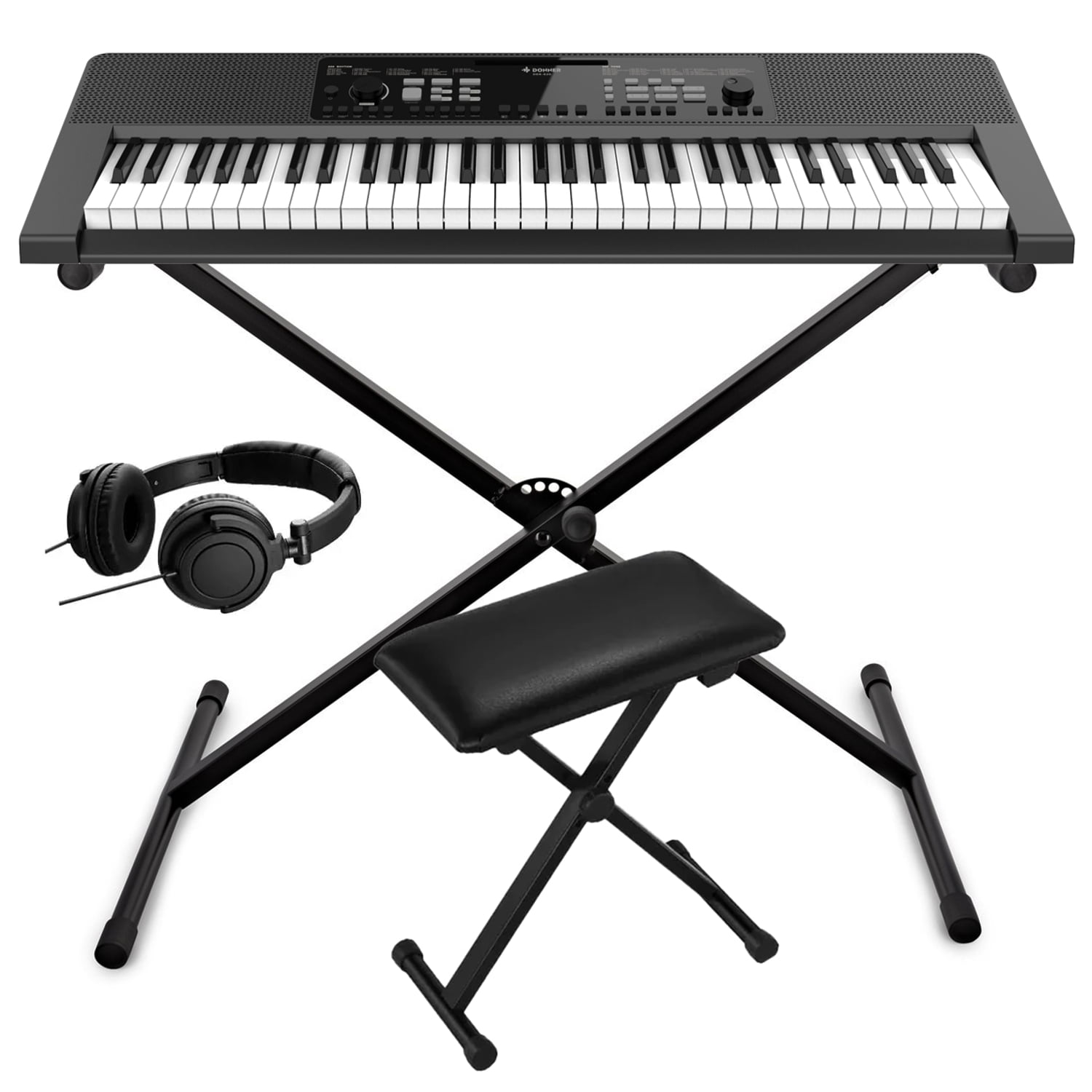 Pack Teclado Digital 61 Teclas Donner Dek-620