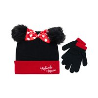 Set De Gorro Y Guantes De Invierno Disney Minnie Mouse Para Niñas Pequeñas
